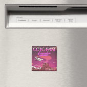 Cotopaxi,Ecuador AIR MAIL Reiseplakat Magnet (In Situ (Geschirrspüler))