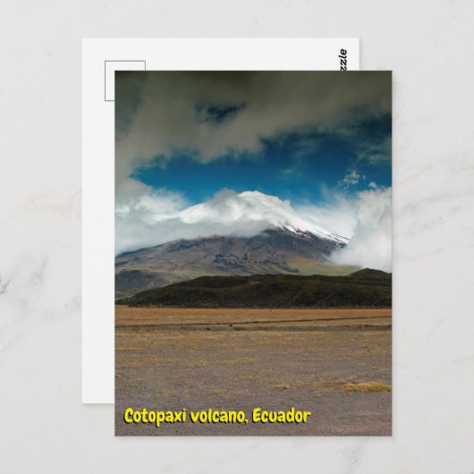 Cotopaxi Ecuador Postkarte (Vorne/Hinten)