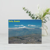 Cotopaxi & Quito Card (Stehend Vorderseite)