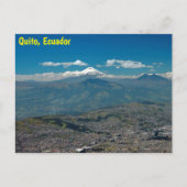 Cotopaxi & Quito Postkarte (Vorderseite)