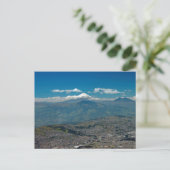 Cotopaxi und Quito Postkarte (Stehend Vorderseite)