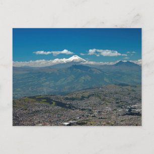 Cotopaxi und Quito Postkarte