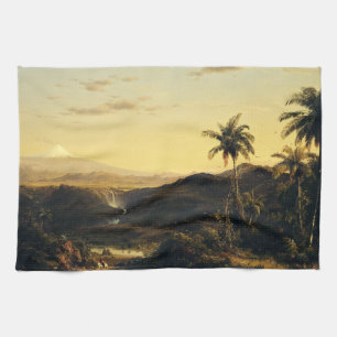 Cotopaxi von den Anden von Frederic Edwin Ch Geschirrtuch