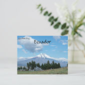 Cotopaxi Vulkan Ecuador Postkarte (Stehend Vorderseite)