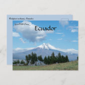 Cotopaxi Vulkan Ecuador Postkarte (Vorne/Hinten)