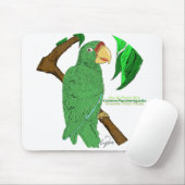 Cotorra Puertorriqueña/Puerto Rico Parrot Mousepad (Mit Mouse)