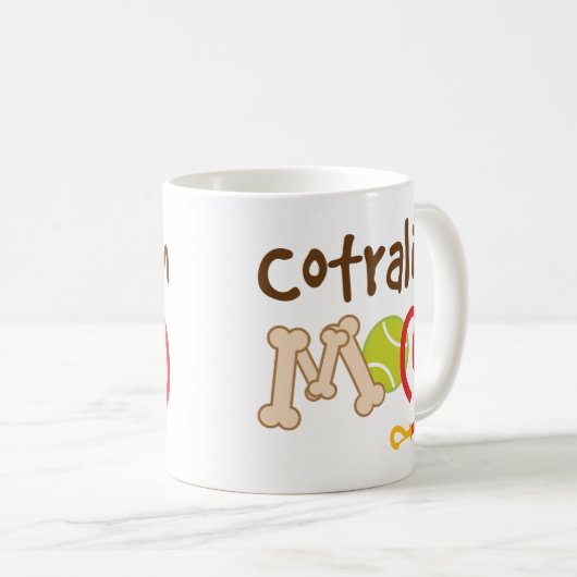 Cotralian Hundezucht-Mama-Geschenk Kaffeetasse (VorderseiteRechts)