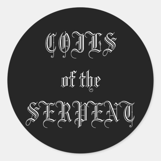COTS Sticker Gothic! (Vorderseite)