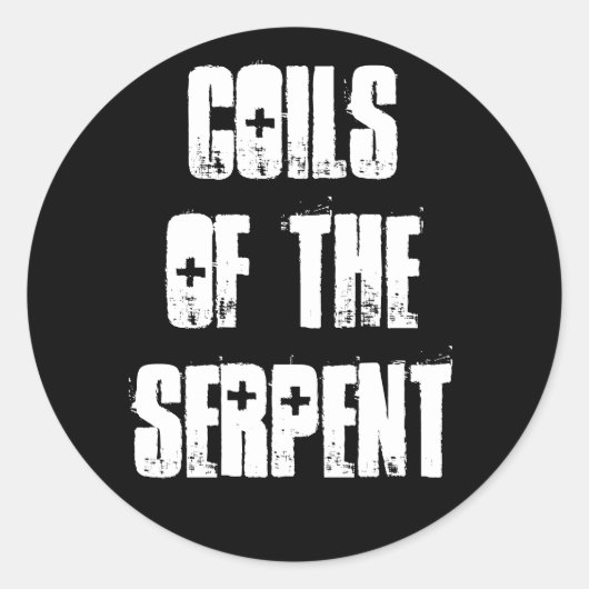 COTS Sticker! Runder Aufkleber (Vorderseite)