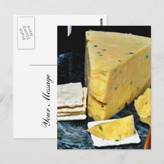 Cotswold Double Gloucester Cheese Postkarte (Vorne/Hinten)
