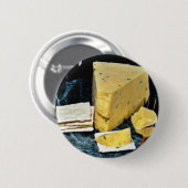 Cotswold Double Gloucester Käse Button (Vorne & Hinten)