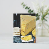 Cotswold Double Gloucester Käse Postkarte (Stehend Vorderseite)