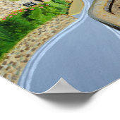 Cotswold English Village Poster (Ecke)