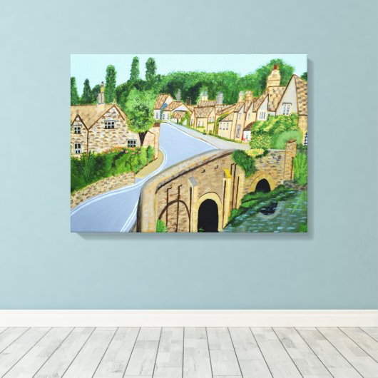 Cotswold-Leinwand Leinwanddruck (Insitu (Holzboden))