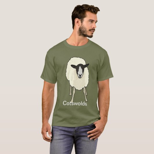 Cotswold Sheep T-Shirt (Vorne ganz)