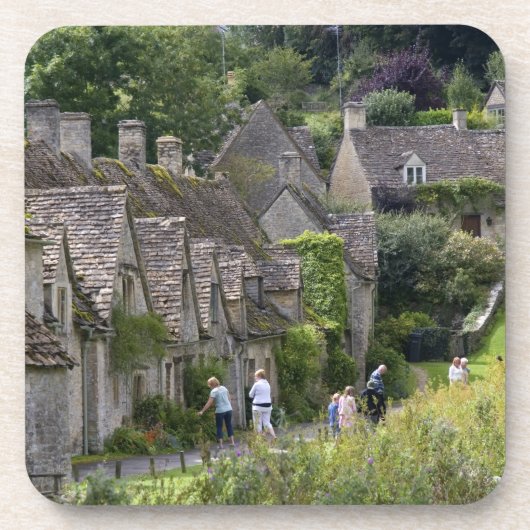 Cotswold Stein Hütten im Dorf Getränkeuntersetzer (Vorderseite)