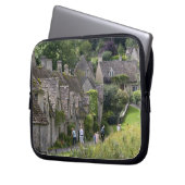 Cotswold Stein Hütten im Dorf Laptopschutzhülle (Vorderseite Links)