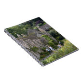 Cotswold Stein Hütten im Dorf Notizblock (Rechte Seite)