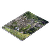 Cotswold Stein Hütten im Dorf Notizblock (Linke Seite)