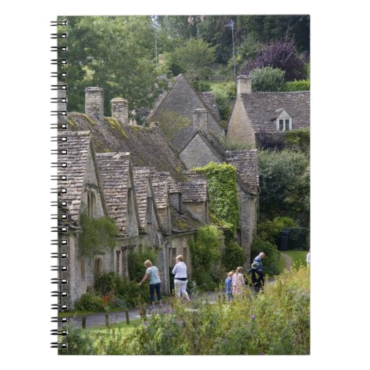 Cotswold Stein Hütten im Dorf Notizblock (Vorderseite)