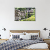 Cotswold Stone Hütten im Dorf Leinwanddruck (Insitu (Schlafzimmer))