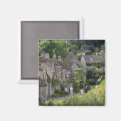 Cotswold Stone Hütten im Dorf Magnet (Vorderseite/Rückseite)
