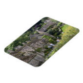 Cotswold Stone Hütten im Dorf Magnet (Linke Seite)