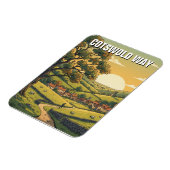 Cotswold Way England Reise Magnet (Linke Seite)