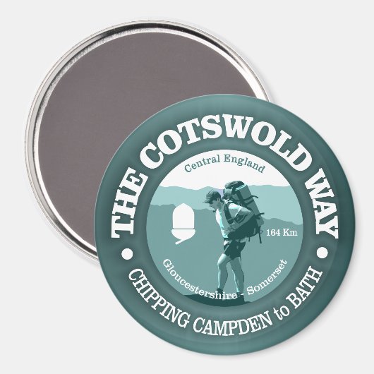 Cotswold Way (T) Magnet (Vorderseite/Rückseite)