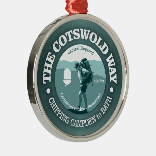 Cotswold Way (T) Ornament Aus Metall (Rechts)