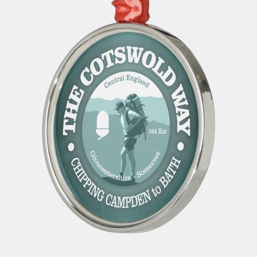 Cotswold Way (T) Ornament Aus Metall (Links)