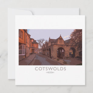 Cotswolds-Bahn-Plakat Feiertagskarte