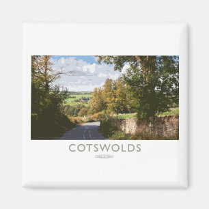 Cotswolds-Bahn-Plakat Magnet