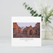 Cotswolds-Bahnplakat Feiertagskarte (Stehend Vorderseite)