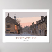 Cotswolds-Bahnplakat Poster (Vorne)