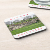 Cotswolds Bibury Arlington Row View Untersetzer (Linke Seite)