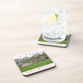 Cotswolds Bibury Arlington Row View Untersetzer (Rechte Seite)