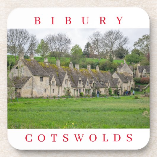 Cotswolds Bibury Arlington Row View Untersetzer (Vorderseite)