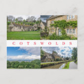 Cotswolds Dörfer sehen Postkarte (Vorderseite)