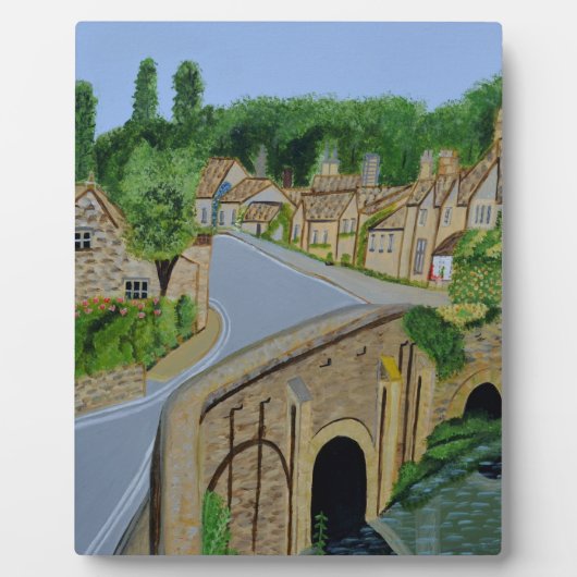 Cotswolds England Fotoplatte (Vorderseite)