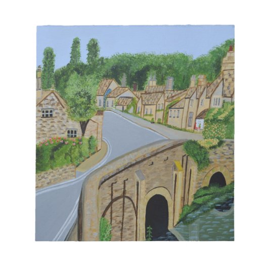 Cotswolds England Postkarte Notizblock (Vorderseite)