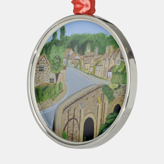 Cotswolds England Silbernes Ornament (Links)