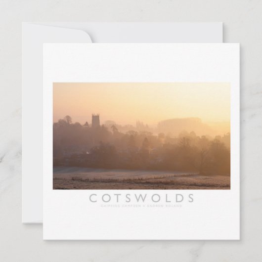 Cotswolds Feiertagskarte (Vorderseite)
