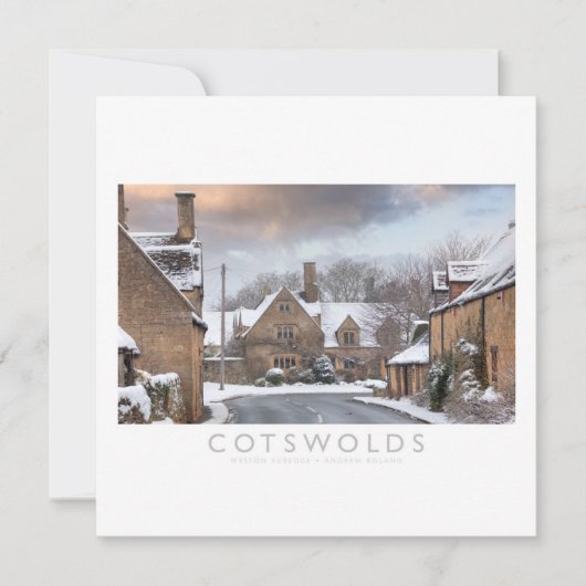 Cotswolds Feiertagskarte (Vorderseite)