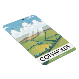 Cotswolds für eine Pause. Magnet