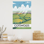 Cotswolds für eine Pause. Poster (Küche)