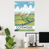 Cotswolds für eine Pause. Poster (Heimbüro)