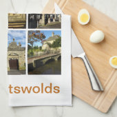 Cotswolds Geschirrtuch (Viertel Falte)