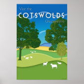 Cotswolds, Gloucestershire Poster (Vorne)