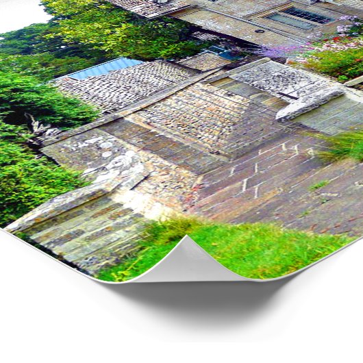 Cotswolds Hütte Westonbirt Arboretum England Poster (Ecke)